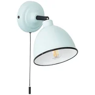 Lampy ścienne - Brilliant TELIO Jasnoniebieski E14 Kinkiet ścienny z włącznikiem pociągowym 97002/40 97002/40 - miniaturka - grafika 1
