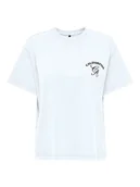 Koszulki i topy damskie - ONLY Koszulka w kolorze białym - miniaturka - grafika 1