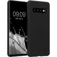 Etui i futerały do telefonów - TEMU Etui na telefon - Etui na telefon - Cienkie i elastyczne czarne matowe silikonowe etui ochronne na Samsung Galaxy S10, zaprojektowane odporne na - miniaturka - grafika 1