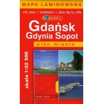 Gdańsk, Gdynia, Sopot - plan miasta w skali 1: 24 000 - Daunpol - Atlasy i mapy - miniaturka - grafika 1