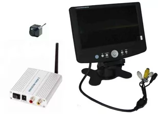 Mikro-Kamera Bezprzewodowa + Odbiornik do 250m. + Nagrywający Odbiornik LCD 7''. - Minikamery i aparaty szpiegowskie - miniaturka - grafika 1