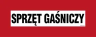 Systemy ekspozycyjne i znaki informacyjne - BC113 SPRZĘT GAŚNICZY, FN - FOLIA SAMOPRZYLEPNA; (540X210MM) - miniaturka - grafika 1