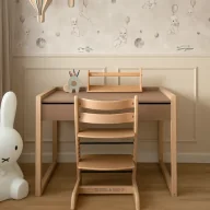 Komody dla dzieci - Biurko basic trufla - miniaturka - grafika 1