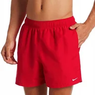 Spodenki męskie - Szorty Nike Essential Lap 4" NESSB866 614 L (147-158cm) czerwony - miniaturka - grafika 1