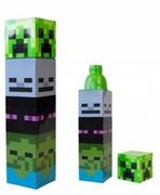Bidony dla dzieci - Butelka Kwadratowa Bidon Minecraft Moby 650Ml - miniaturka - grafika 1