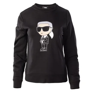 Damska Bluza KARL LAGERFELD IKONIK 2.0 KARL SWEATSHIRT 230W1800-999 – Czarny - Bluzy damskie - miniaturka - grafika 1