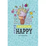 Notesy i bloczki - FRESH Notatnik ozdobny 143x210/64K linia Lody - Fresh - miniaturka - grafika 1