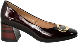 Czółenka Vinceza 10930 BU PT Bordo Lakier - VINCEZA - Czółenka - miniaturka - grafika 1