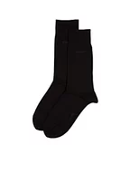 Skarpetki męskie - ESPRIT Mężczyźni Skarpety Basic Uni 2-Pack , Bawełna, 2 Pak, Czarny (Black 3000); 43-46 - miniaturka - grafika 1