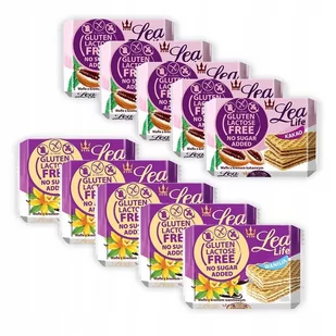 Flis Lea Life Mix 2 smaków 95 g x 10 sztuk - Batoniki - miniaturka - grafika 1