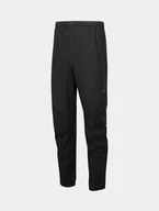 Spodnie sportowe damskie - RONHILL Spodnie biegowe wodoodporne UNISEX TECH STORM PANTS all black - miniaturka - grafika 1