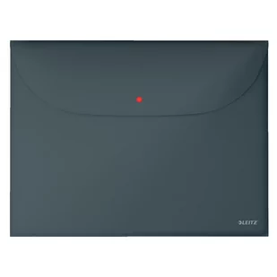 Leitz Teczka kopertowa A4+ PP COSY z 2 przegródkami szara aksamitna /47090089/ ES1492-5 - Teczki i skoroszyty - miniaturka - grafika 2