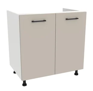 Szafka Dolna Pod Zlew Presto 80X82 Cm Płyta Laminowana Biały/Kaszmir - Szafki kuchenne - miniaturka - grafika 1