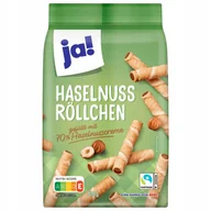 Przekąski dla dzieci - Rurki z Kremem Orzechowym Ja! z Niemiec - miniaturka - grafika 1