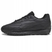 Sneakersy męskie - Buty męskie sportowe Puma Blktop Blacktop Rider Leather sneakersy czarne 44 - miniaturka - grafika 1