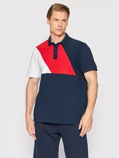 Koszulki męskie - Helly Hansen Polo Burgee 30356 Granatowy Regular Fit - grafika 1