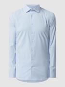 Koszule męskie - Koszula biznesowa o kroju slim fit z diagonalu - miniaturka - grafika 1