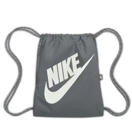 Torby sportowe - Worek, plecak Nike Heritage Drawstring Bag DC4245 (kolor szary) - miniaturka - grafika 1