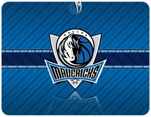 PODKŁADKA POD MYSZKĘ DALLAS MAVERICKS + IMIĘ 23x19CM DO LAPTOPA - Podkładki pod mysz - miniaturka - grafika 1