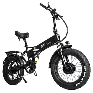Rower elektryczny CMACEWHEEL RX20 MAX, dualny silnik 750W, maks. prędkość 40-45km/h, opony CST 20*4,0 cali, bateria 17Ah - Rowery elektryczne - miniaturka - grafika 2