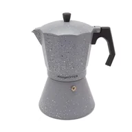 Zaparzacze i kawiarki - Tadar KÖNIGHOFFER KAWIARKA DO ESPRESSO 700 ML GREY STONE MARBLE TWORZYWO SZTUCZNE 5907558790139 - miniaturka - grafika 1