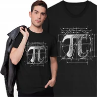 Koszulki męskie - Koszulka Liczba Pi Matematyka Dzień Liczby Pi Stała Archimedesa Szkic - miniaturka - grafika 1