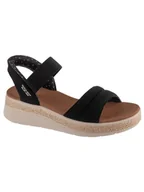 Sandały damskie - Skechers Sandały BOBS Sun Ray 114413/BLK Czarny - miniaturka - grafika 1