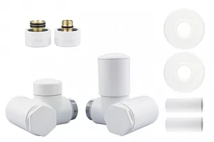 Zawór regulacyjny Integra prawy Pex biały mat All in One - Zawory i kraniki Zawór regulacyjny Integra prawy Pex biały mat All in One - Zawory i kraniki - miniaturka - grafika 1