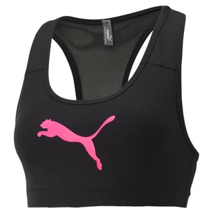 Biustonosz damski Puma  Mid Impact 4Keeps Bra Black XS - Bielizna sportowa damska - miniaturka - grafika 1