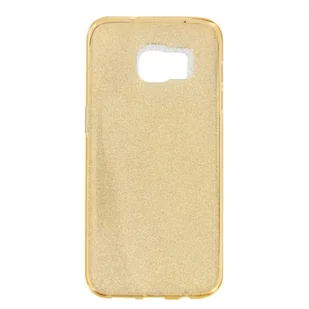 Etui TPU Glitter Samsung Galaxy S7 Edge złoty - Etui i futerały do telefonów - miniaturka - grafika 1