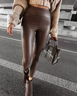 Legginsy - Legginsy OLAVOGA MAGE 2024 brąz XS - Fashionplace - miniaturka - grafika 1