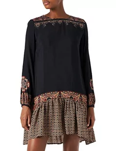 Desigual Kobiety Vest Praga Sukienka, Wielokolorowy, S - Sukienki - miniaturka - grafika 1