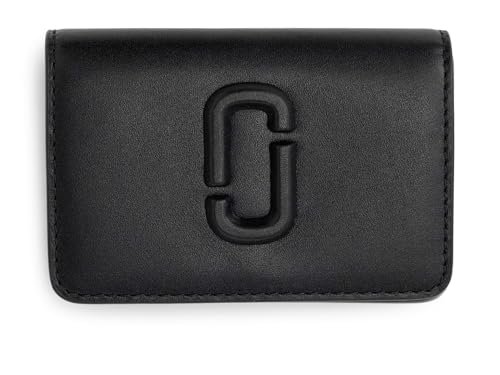 MARC JACOBS Portfel na karty biznesowe, portfel damski, jeden rozmiar, czarne, Taglia Unica