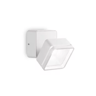 Ideal Lux Kinkiet zewnętrzny OMEGA AP SQUARE biała 4000K 285528 285528/IL - Lampy ogrodowe - miniaturka - grafika 1