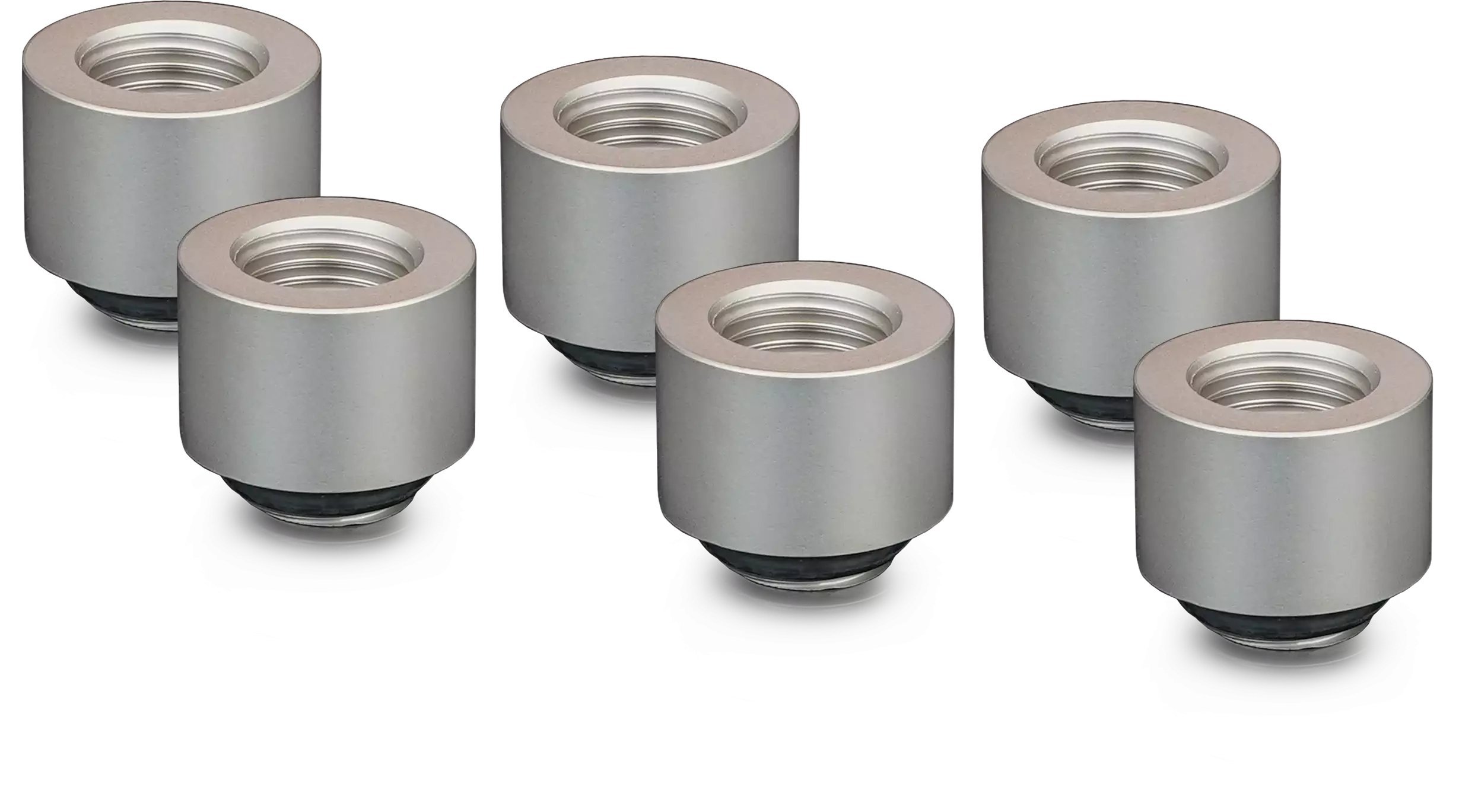 Thermal Grizzly DeltaMate Extender Fitting - MF14, matt nickel, opakowanie 6 sztuk TG-DM-FIT-6207