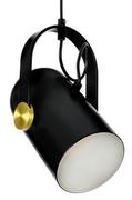 Lampy sufitowe - KingHome Lampa wisząca RIO czarna - LED, mosiądz MD21602-1 MD21602-1 MD21602-1 - miniaturka - grafika 1