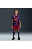 Dresy damskie - Trzyczęściowy strój piłkarski dla małych dzieci Nike FC Barcelona Stadium2025/26 (wersja czwarta) replika - Niebieski - miniaturka - grafika 1