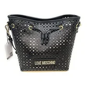 Torebki damskie - Love Moschino Jc4232pp0gkk000, damska torba na ramię, czarna, czarny - miniaturka - grafika 1