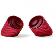 Głośniki przenośne - Lexon Ray Speaker LA132SR3 Czerwony 2szt. - miniaturka - grafika 1