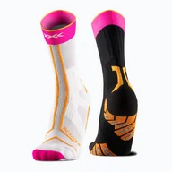 Skarpetki sportowe męskie - X-SOCKS Skarpety biegowe TRAILRUN TERRASKIN EXPERT CREW yinyang/x black/x white/fluo pink - miniaturka - grafika 1