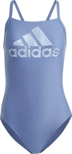 Adidas Kostium kąpielowy damski adidas Big Logo niebieski IA3192 38 - Stroje kąpielowe - miniaturka - grafika 1