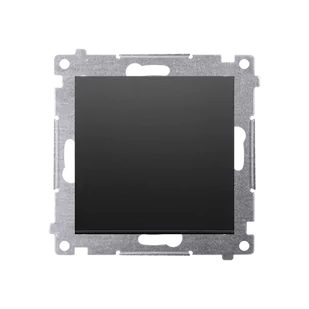 Łącznik krzyżowy Kontakt-Simon 54 DW7.01/X/49 bez piktogramu moduł 10AX, 250V~, szybkozłącza czarny - Wyłączniki światła i elektryczne - miniaturka - grafika 1
