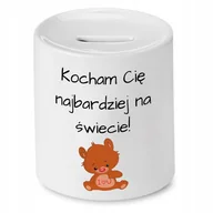 Skarbonki - Skarbonka Dla Violetty Idealny na Urodziny Prezent z Nadrukiem ze Zdjęciem + Opakowanie na prezent (wzór 02) - miniaturka - grafika 1