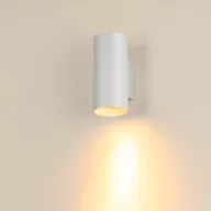 Lampy ścienne - SLV Asto Tube kinkiet, GU10, down, biały - miniaturka - grafika 1