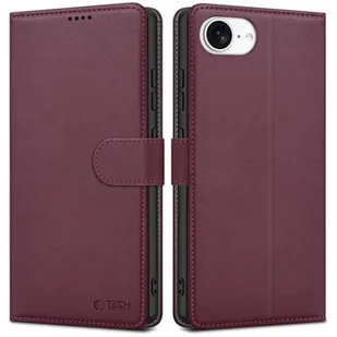 Etui TECH-PROTECT Wallet do Apple iPhone 16e Bordowy - Etui i futerały do telefonów - miniaturka - grafika 1