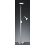 Lampy stojące - Trio Leuchten Nowoczesna podłużna lampa podłogowa nikiel mat wbudowany LED - Santo II - miniaturka - grafika 1