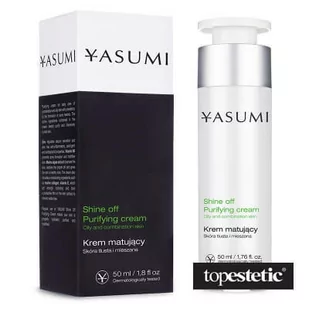 Yasumi Shine Off Purifying Cream Matujący krem na trądzik 50 ml - Kremy do twarzy - miniaturka - grafika 1