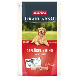 animonda GranCarno Senior, drób i wołowina - 4 kg - Sucha karma dla psów - miniaturka - grafika 1