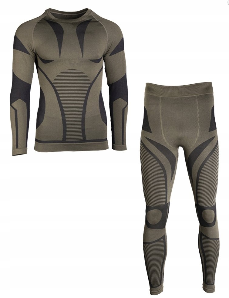 Mil-Tec Bielizna Termoaktywna „Performance” Oliwkowa - L