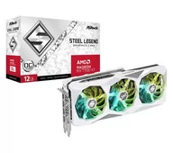 Karty graficzne - ASrock Radeon RX 7700 XT Steel Legend OC 12GB GDDR6 192bit RX7700XT SL 12GO - miniaturka - grafika 1